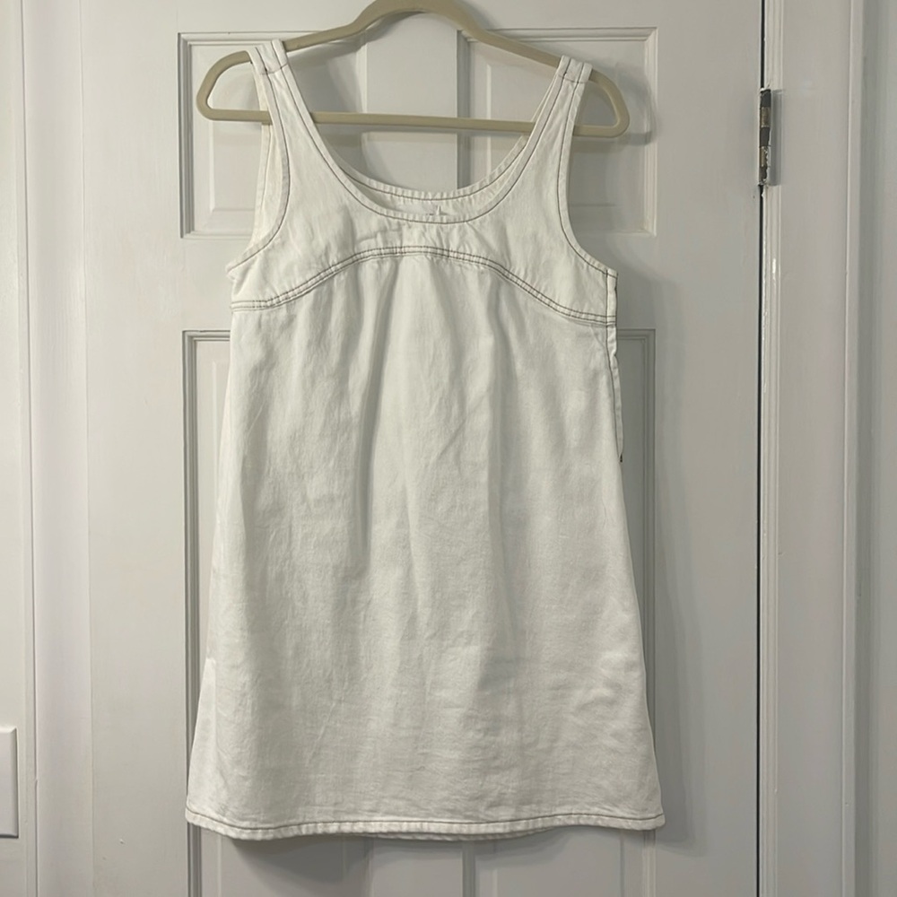 FRAME denim white dress. Like new from 2023 line